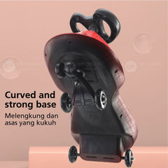 Mf Design Yori Twister Car with LED Light Twist Car Baby Self Powered Ride On Kids Children Plasma Car Kereta Budak