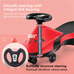 Mf Design Yori Twister Car with LED Light Twist Car Baby Self Powered Ride On Kids Children Plasma Car Kereta Budak