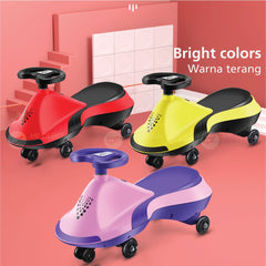 Mf Design Yori Twister Car with LED Light Twist Car Baby Self Powered Ride On Kids Children Plasma Car Kereta Budak