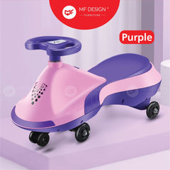 Mf Design Yori Twister Car with LED Light Twist Car Baby Self Powered Ride On Kids Children Plasma Car Kereta Budak