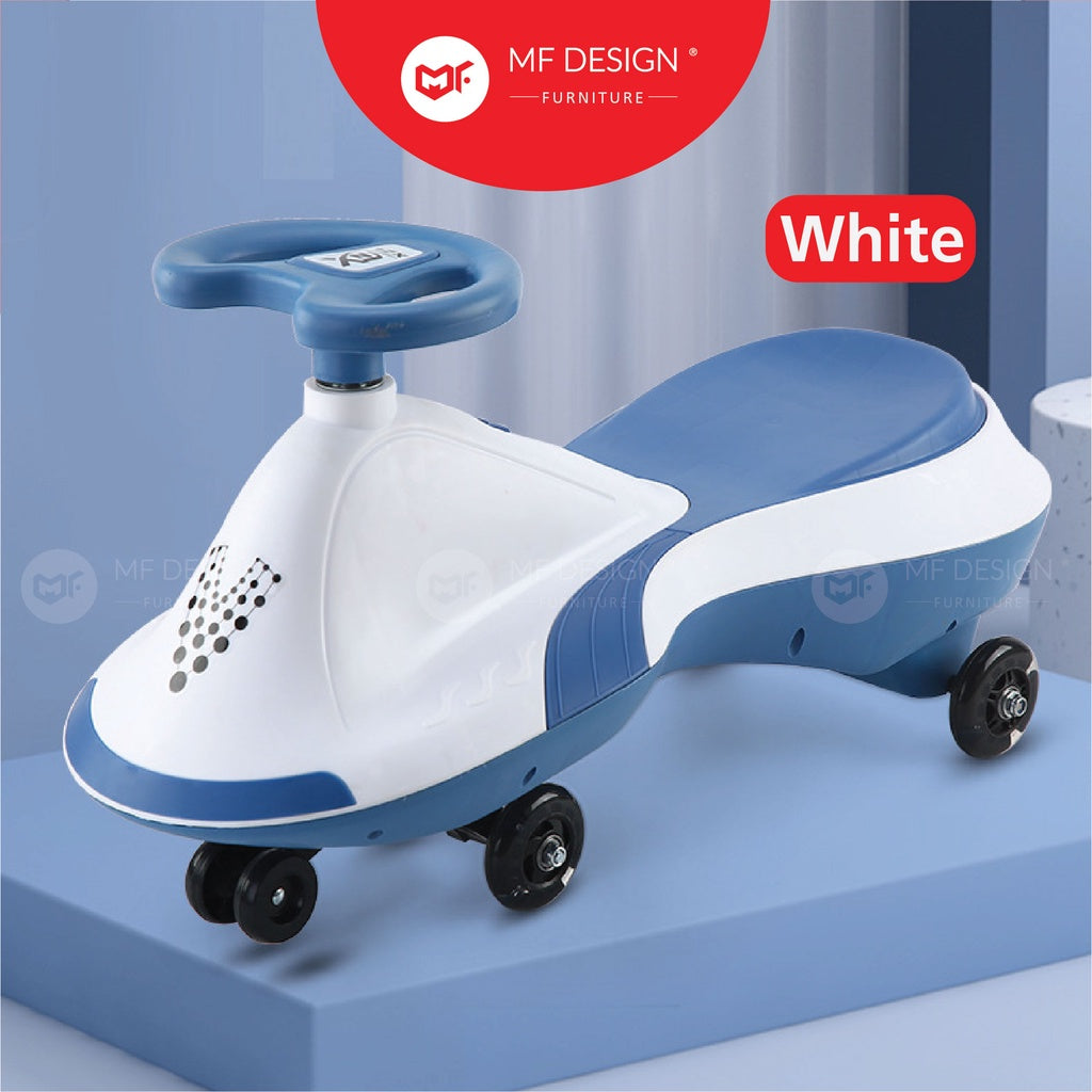Mf Design Yori Twister Car with LED Light Twist Car Baby Self Powered Ride On Kids Children Plasma Car Kereta Budak