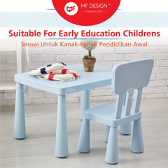TWILA Kids Learning Study Table Set Meja Belajar Kanak Meja Tadika Children School Desk Kids Table Chair