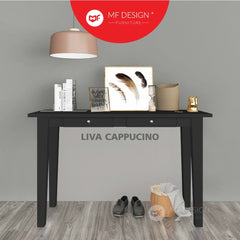 DETEL Console Table White Meja Console Meja Berlaci Meja simpan aksesories Meja Belajar Study Table Side Table