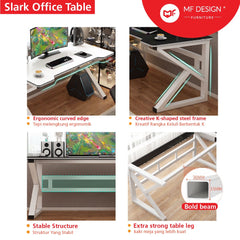MF DESIGN MIX 2 gaming table study table study desk meja belajar office table computer desk desktop table office