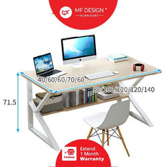 MF DESIGN MIX 2 gaming table study table study desk meja belajar office table computer desk desktop table office