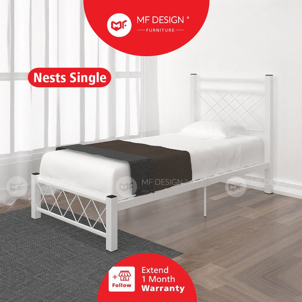 Katil besi single discount