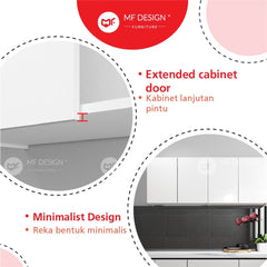 (Clearance) Nox Classic kitchen cabinet wall cabinet hanging bathroom cabinet dapur kabinet dinding gantung kabinet dapur