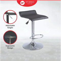 TECMO Swivel Bar Stool Chair Counter Kitchen kerusi bar Height Adjustable Cushion Dining Chair Cafe Bar Count