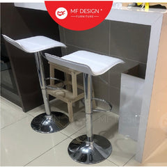 TECMO Swivel Bar Stool Chair Counter Kitchen kerusi bar Height Adjustable Cushion Dining Chair Cafe Bar Count