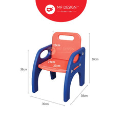 MF DESIGN RAFE Kids Table Set Children Study Table Plastic Toodler Armchair Fun Learning Desk Kanak Meja Kerusi Belajar
