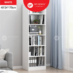 (Ready Stock) Aspea rak buku almari buku rack bookshelf book shelves rack kabinet buku book shelf murah white