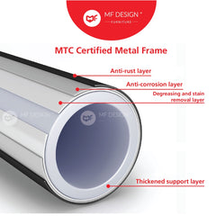 MF DESIGN Melody Metal Day Bed Gaya Putih Berkilat Bujang Besi Katil Metal Bed Frame Bed Single Folding Bed