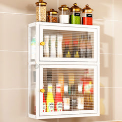 (Clearance) ASH Kitchen Cabinet / Multipurpose Rack / Almari Dapur / Kabinet Dapur / White Rack / Putih Kabinet Dapur Gantung