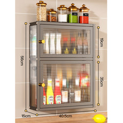 (Clearance) ASH Kitchen Cabinet / Multipurpose Rack / Almari Dapur / Kabinet Dapur / White Rack / Putih Kabinet Dapur Gantung