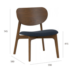 ALETA Solid Wood Lounge Chair