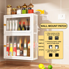 (Clearance) ASH Kitchen Cabinet / Multipurpose Rack / Almari Dapur / Kabinet Dapur / White Rack / Putih Kabinet Dapur Gantung