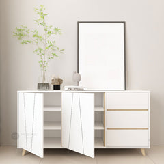 AURIS Side Board / Side Cabinet / Shoes Rack / Cabinet Kasut / Rak Almari Kasut Bertutup / TV Cabinet