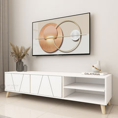 (Clearance) AURIS TV Cabinet / TV Cabinet / Rack TV / Console / Cabinet TV / Media Storage Cabinet / Almari TV