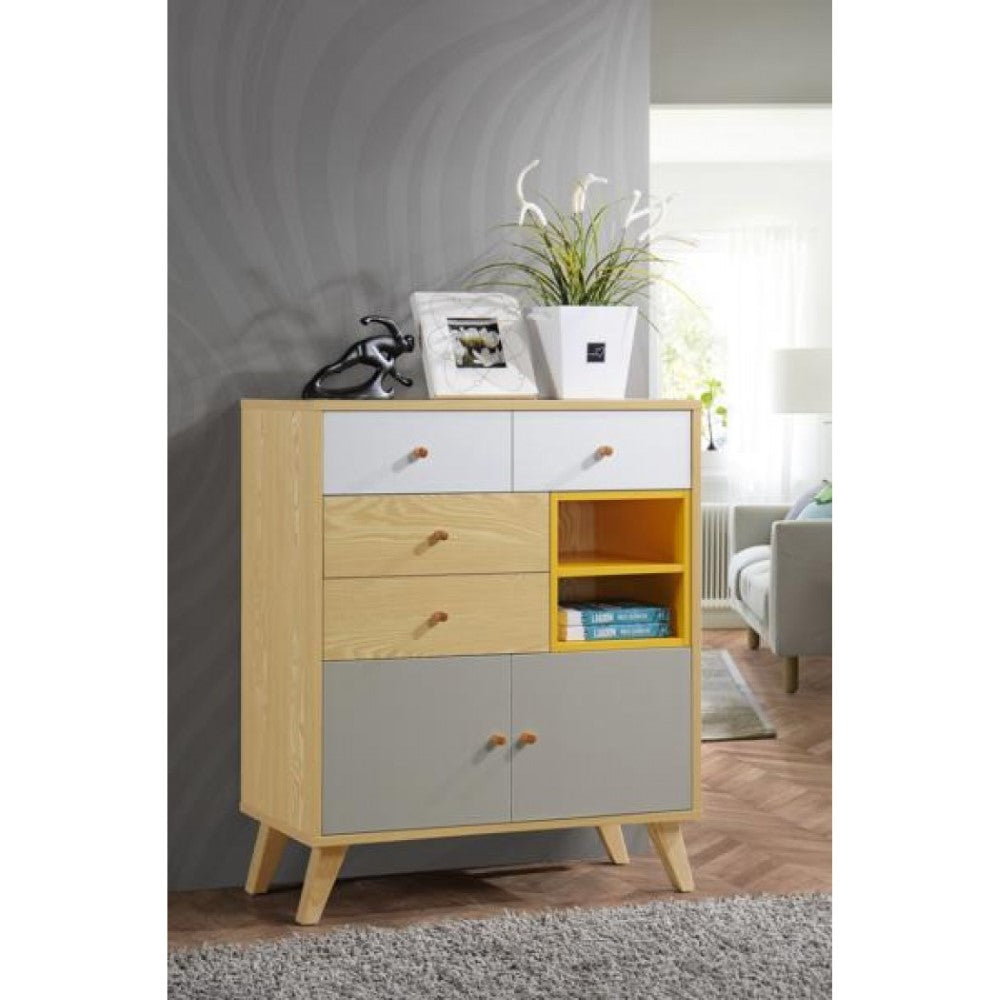 BANANA LEAF Side Board – Solid Rubberwood