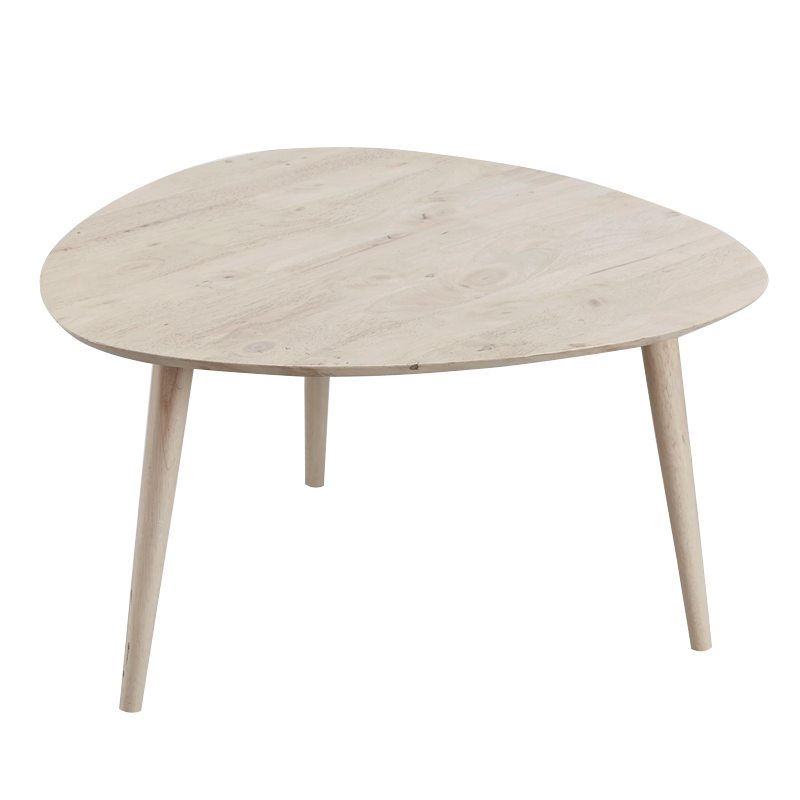 DALE Full Solid Wood Triangle Coffee Table