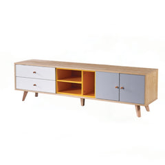 BANANA LEAF 6FT TV Cabinet – Solid Rubberwood