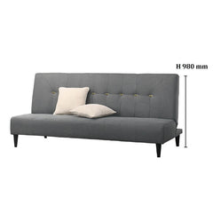 PHOEBE Sofa Bed With 2 Pillows – Grey