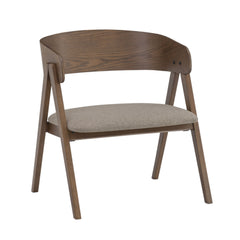 CARTER Solid Wood 1 Seater Lounge Chair