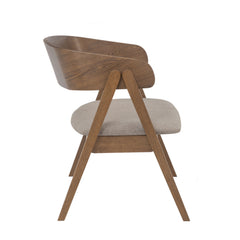 CARTER Solid Wood 2 Seater Lounge Chair
