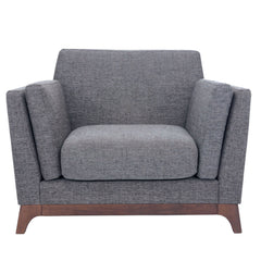 CENI Solid Wood 1 Seater Sofa