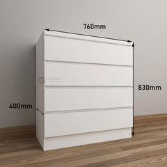 Chest Drawer 4 Layer/ Storage Cabinet/ Storage Wardrobe/ Almari Baju/ almari pakaian drawer cabinet baju