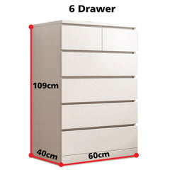 Chest Drawer 6 Layer Storage Cabinet