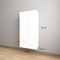 COLLIN Shoe Cabinet / Wall Shoe Cabinet / 2 Door With 6 Tiers Cabinet / Shoes Rack / Cabinet Kasut / Rak / Almari Kasut / Almari Gantung