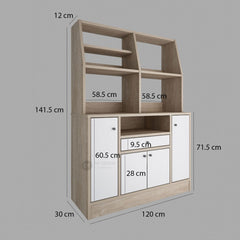 (Clearance) CONNOR Kitchen Cabinet / Storage Cabinet / Integrated Shelf Cabinet / Dapur Kabinet / Rak Dapur