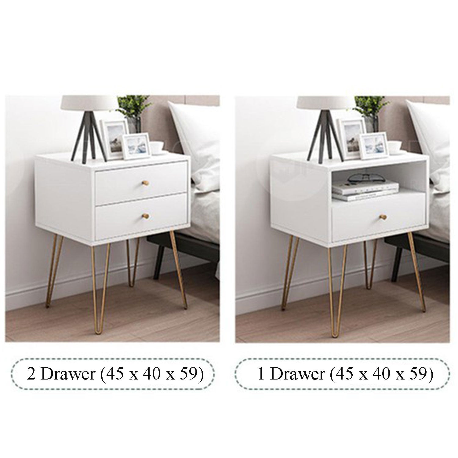 DICTED Bedside Table / Side Table / Meja Sisi / Meja Tepi