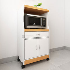 (Clearance) DONZ Kitchen Cabinet With Wheels / Integrated Shelf Cabinet / Dapur Kabinet / Oven Rack / Microwave Shelf