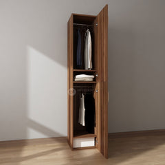 ELLEN Hostel Wardrobe with Lock / Cabinet Baju / Almari / Storage Baju / Kabinet Wardrobe 2 Door Cabinet Storage