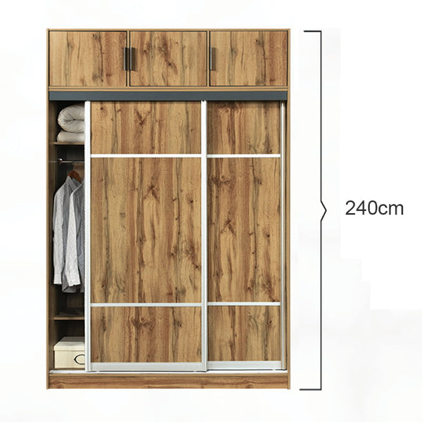 FLEXI Sliding Wardrobe With Top Cabinet