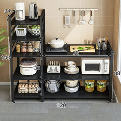 FARO Gas Rack / Kitchen Storage Cabinet / Integrated Shelf Cabinet / Dapur Kabinet / Gas Rak Dapur Besi / Storage Rack