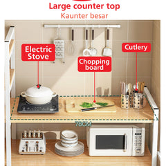 FARO Gas Rack / Kitchen Storage Cabinet / Integrated Shelf Cabinet / Dapur Kabinet / Gas Rak Dapur Besi / Storage Rack