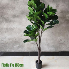 (Clearance) FIDDLE FIG Leaf Artificial Tree Artificial Plant Pokok Pisang Hiasan home