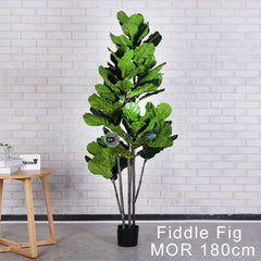 (Clearance) FIDDLE FIG Leaf Artificial Tree Artificial Plant Pokok Pisang Hiasan home