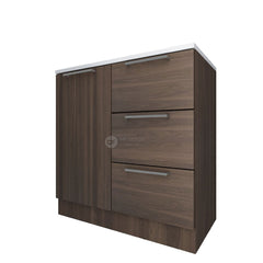 FREY Series Kitchen Cabinet 1+3 / Storage Cabinet With Drawer / Integrated Shelf Cabinet / Dapur Kabinet Rak Dapur