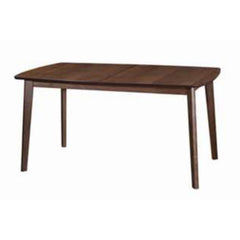 HELENE 190×90 Solid Bench wood Extension Dining Table-Walnut