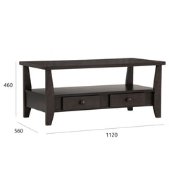 GASTON Solid Wood Coffee Table