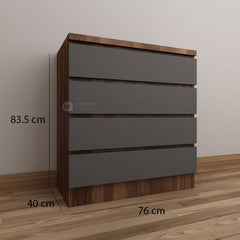 Chest Drawer 4 Layer/ Storage Cabinet/ Storage Wardrobe/ Almari Baju/ almari pakaian drawer cabinet baju