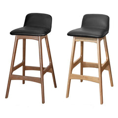 SUMMER 92cm Solid Rubberwood Bar Chair- 2 colors