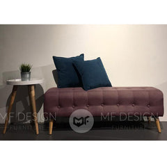 HANNA Bench Long Stool / Ottoman/ Storage Bench Stool / Chair / Kerusi / Sofa / Solid Wood Fabric /Home Living Storage Bench