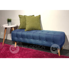 HANNA Bench Long Stool / Ottoman/ Storage Bench Stool / Chair / Kerusi / Sofa / Solid Wood Fabric /Home Living Storage Bench