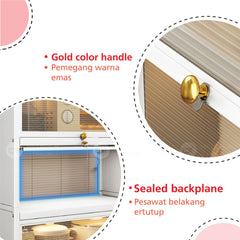 (Clearance) HAWA Kitchen Cabinet / Multipurpose Rack / Almari Dapur / Kabinet Dapur / Almari Tingkat / White Rack / Home Storage
