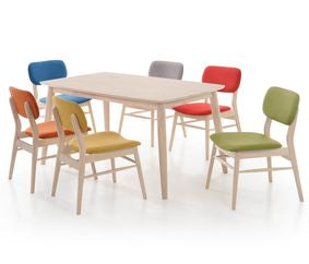 ABINA 1+6 Seater Solid Wood Dining Set